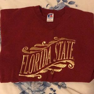 Florida State, Dark red sweater, Size M.
